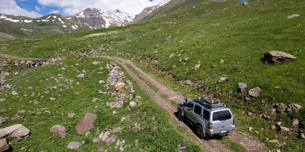 Aragats en 4x4 en Arménie