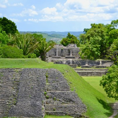 Ruines maya a Xunantunich au Belize