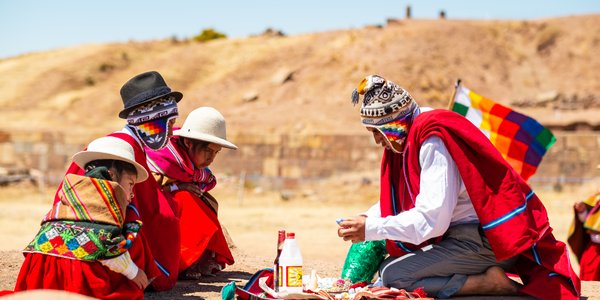 Bolivie offrande pachamama la paz