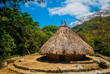 Cabane Kogi en Colombie