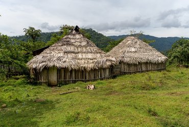 Cabane indigene Bribri au Costa Rica