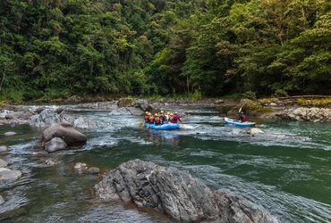 Rafting sur le rivière Pacuare au Costa Rica