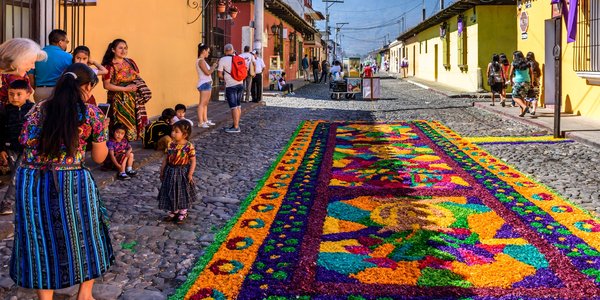 Semaine sainte a Antigua au Guatemala