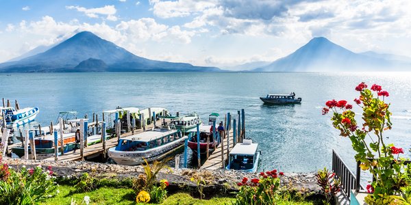 Panajachel lac Atitlan au Guatemala