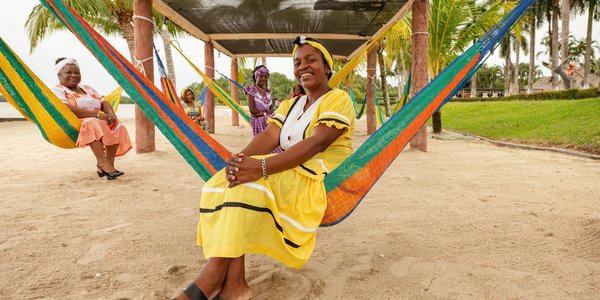 Femmes Garifuna a Livingston au Guatemala