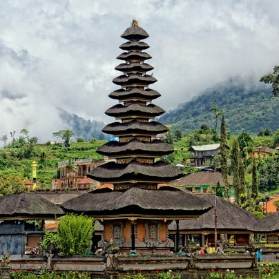 Temple de Ulun Danu Beratan en Indonésie