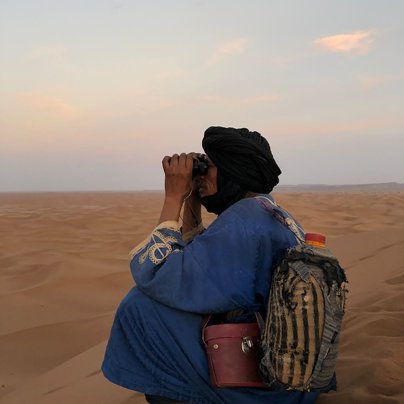 Bedouin dans le Sahara au Maroc