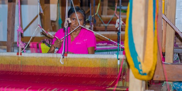 Sri Lanka tisseuses handloom Kandy