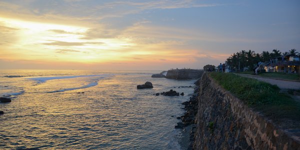 Remparts a Galle au Sri Lanka