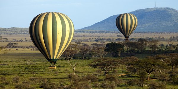 Vol en montgolfiere dans le Serengeti en Tanzanie