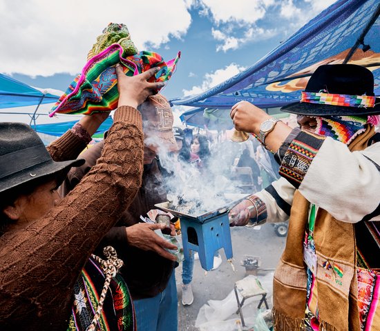 Festival feria de la Alasita à la Paz, Bolivie