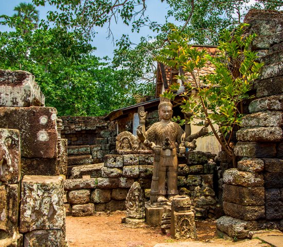 cambodge kampong cham pagode nokor bachey
