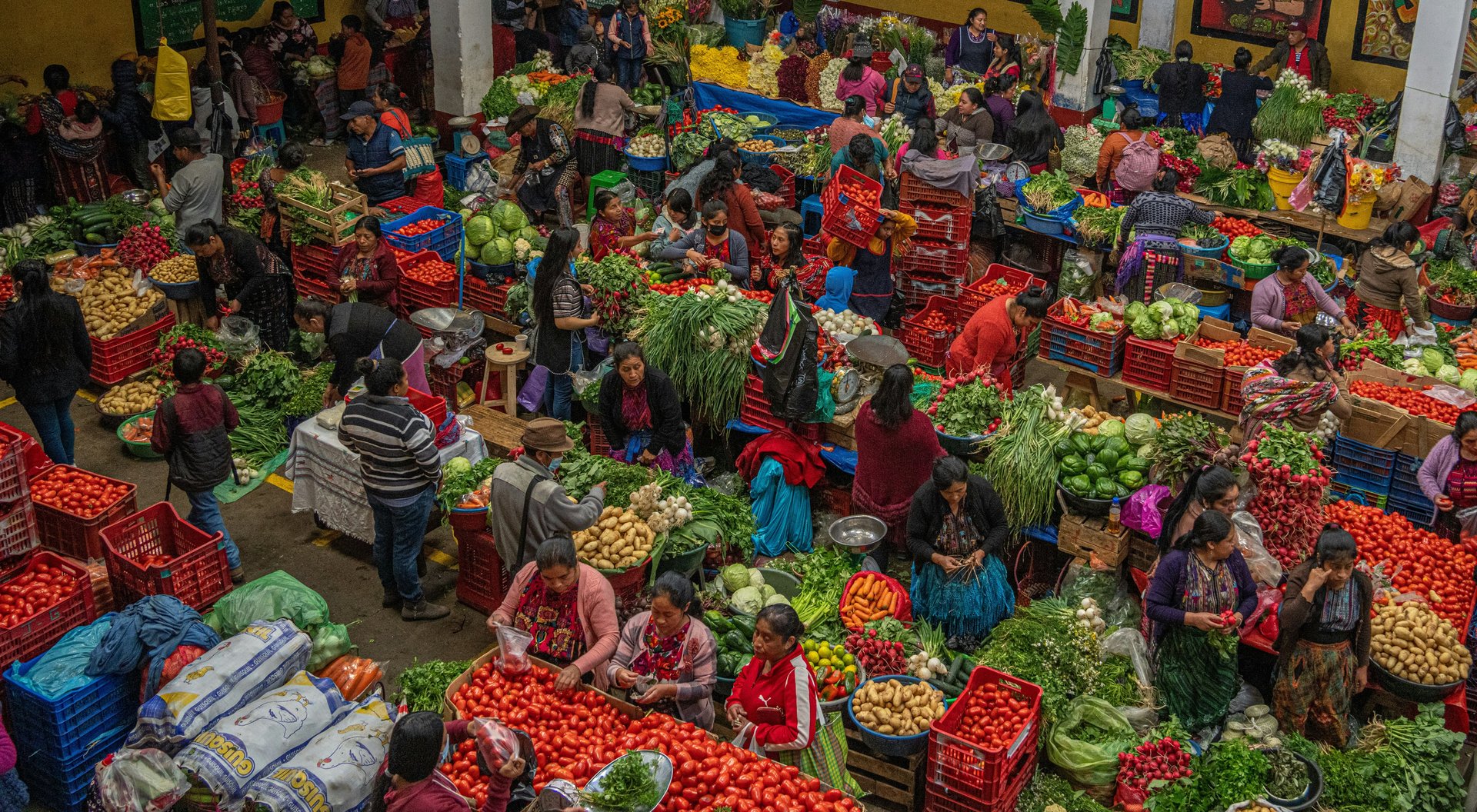 Marché de Chichicastenango au Guatemala