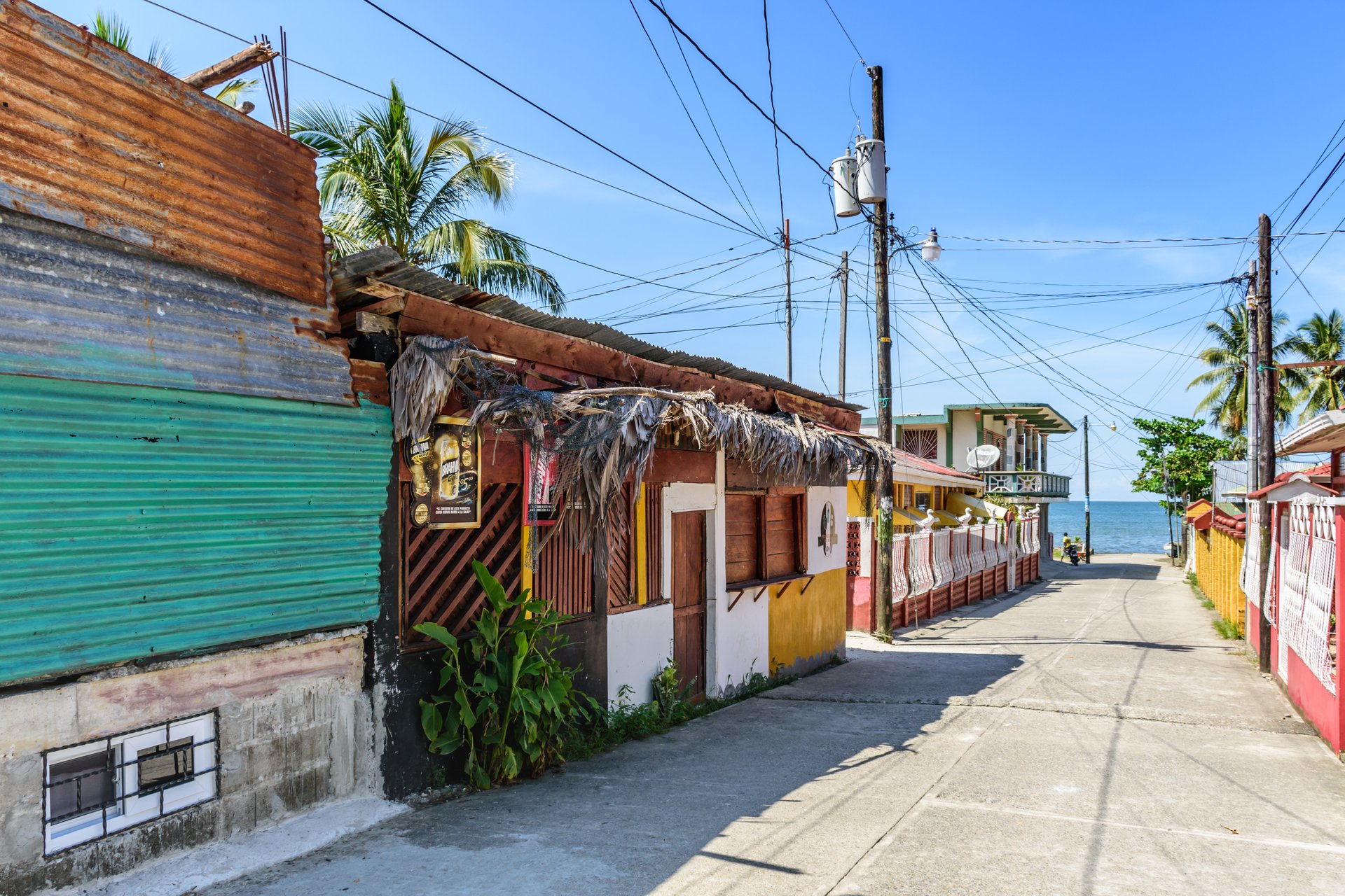 Ville de Livingston au Guatemala