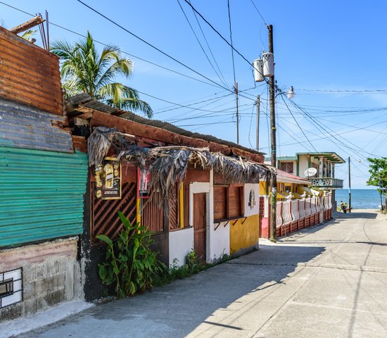 Ville de Livingston au Guatemala