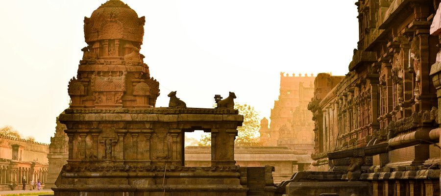 Temple Thanjavur, Tamil Nadu, Inde