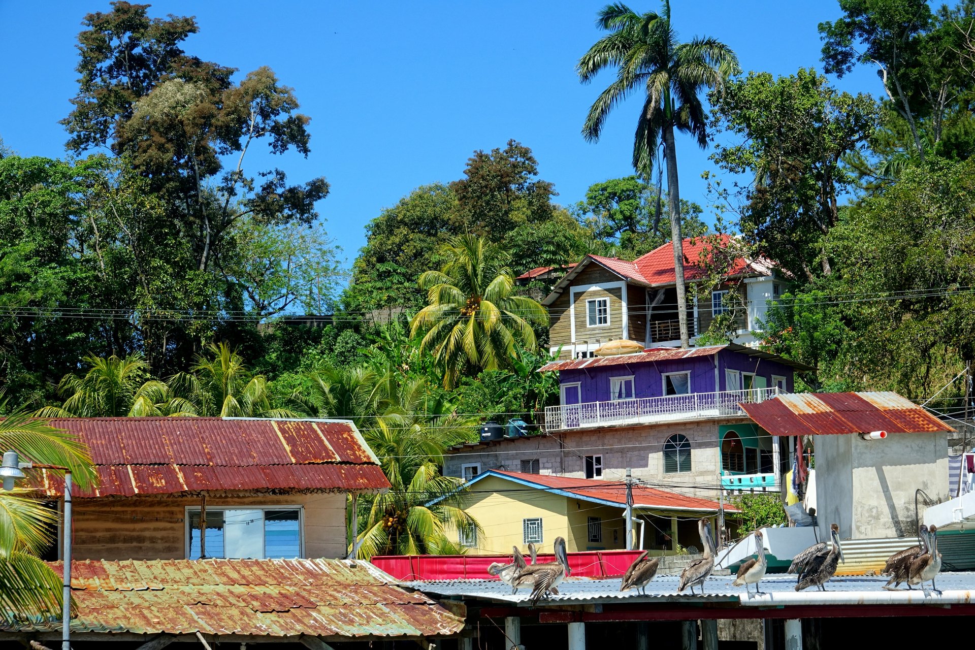 Village de livingstone au Guatemala