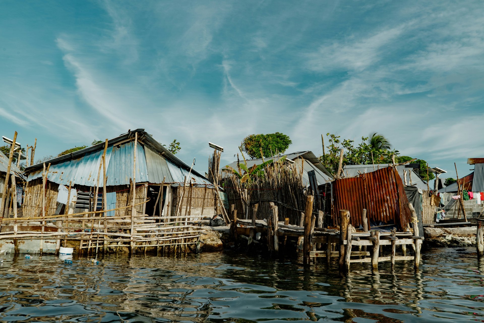 Chalet flottant en bois, Panama