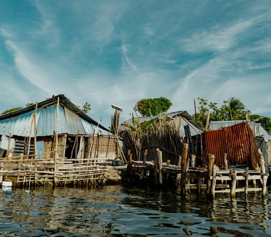 Chalet flottant en bois, Panama