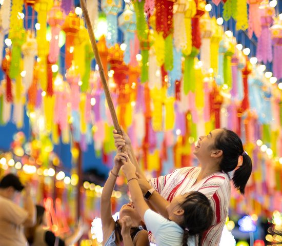 Festival des lanternes, Thaïlande