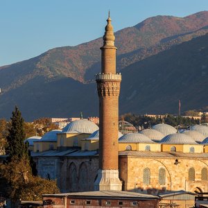 turquie bursa mosquee minarets coupoles