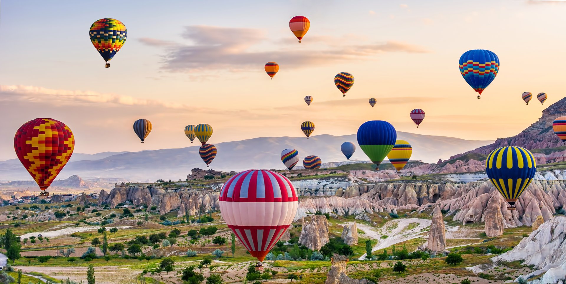 turquie cappadoce montgolfiere sunset