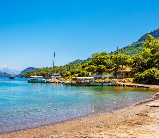 turquie dalaman baie plage crique