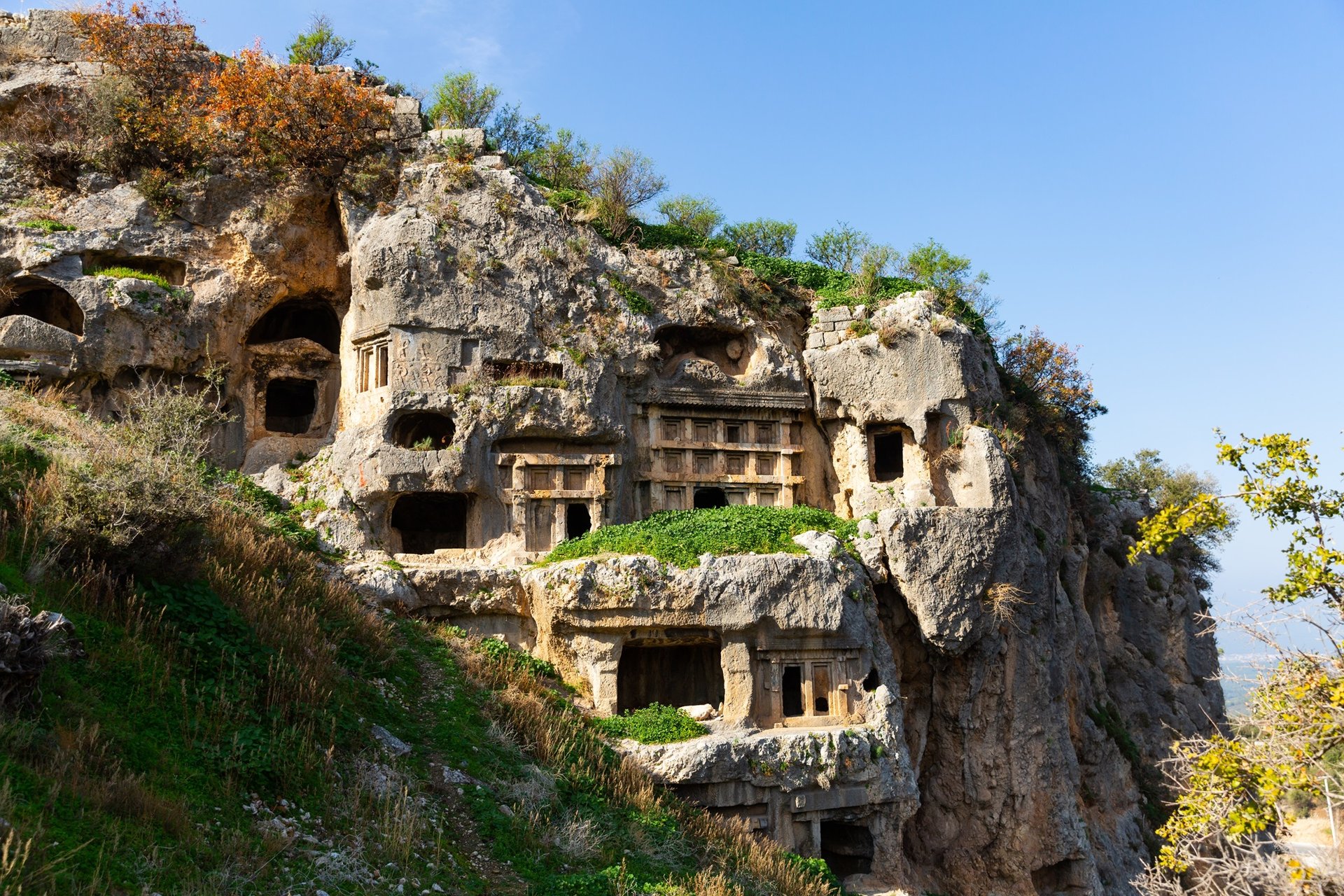 turquie fethiye tombes lyciennes