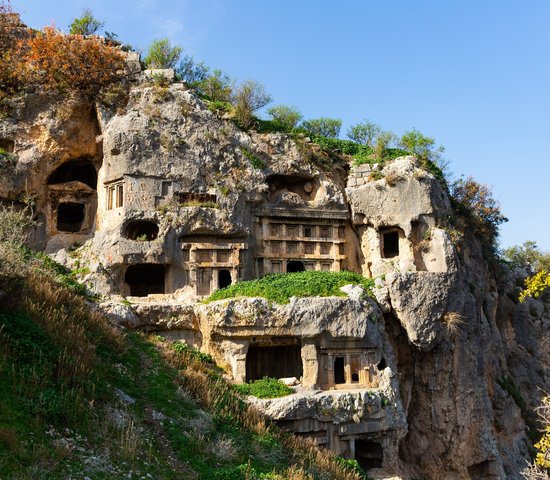 turquie fethiye tombes lyciennes