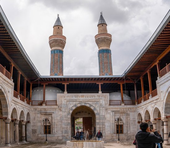 turquie sivas madrasa bleue gok