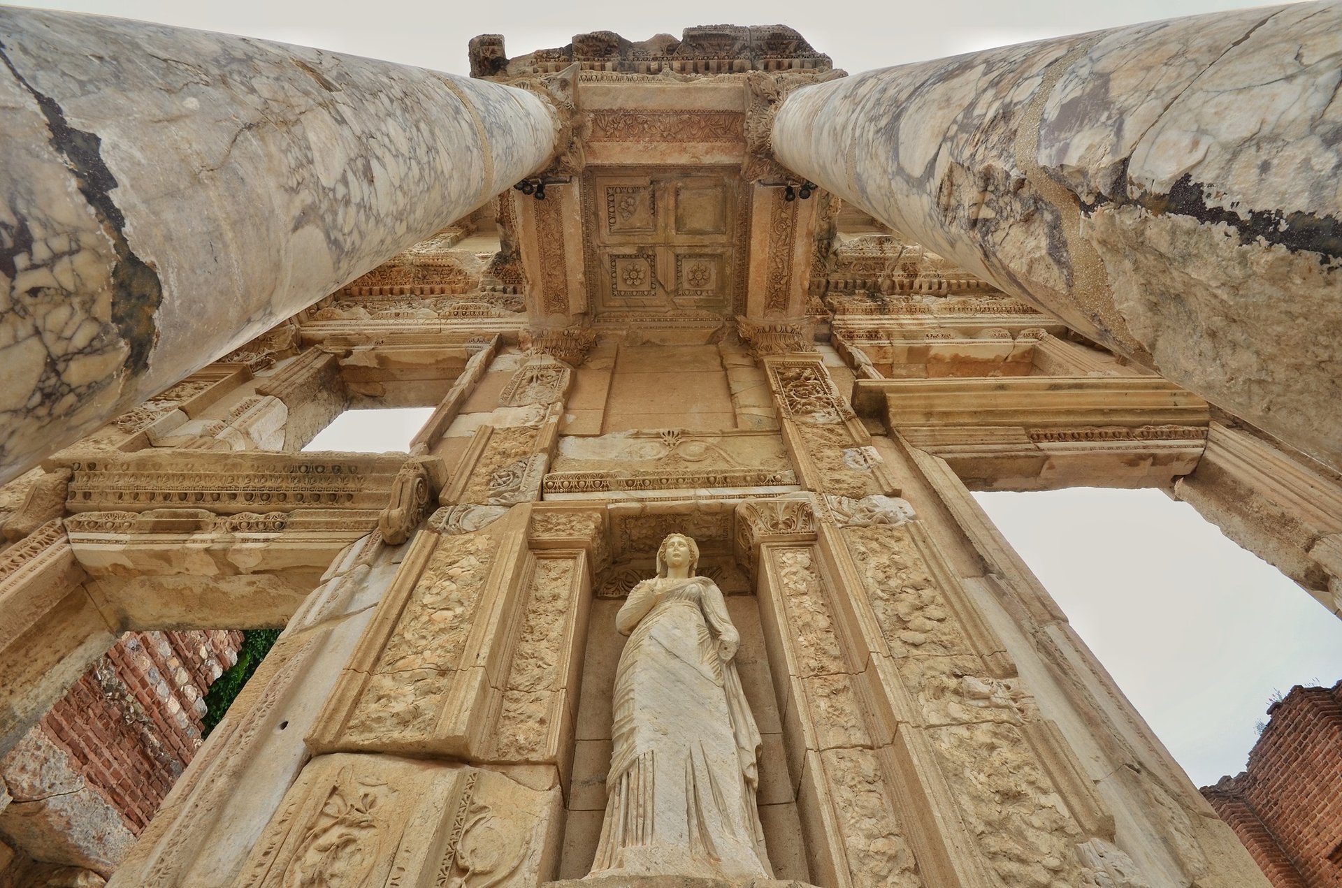 turquie temples bibliotheque celsus ephese