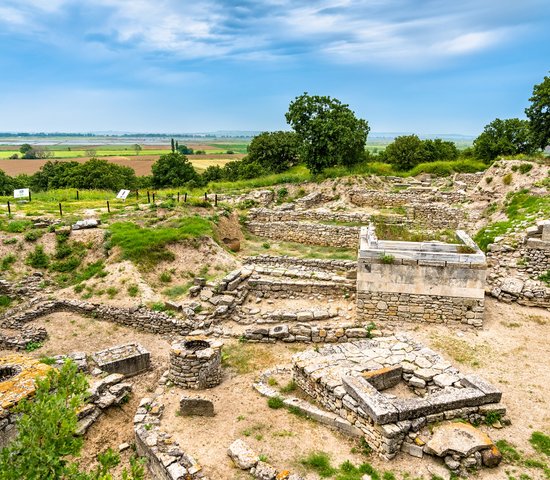 turquie troie ruines cheval