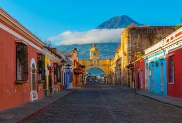 Rue Santa Catalina au Guatemala